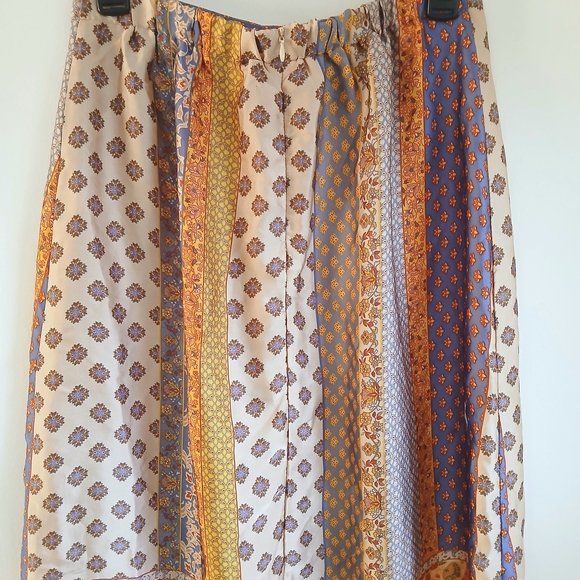 🌙✨Dress Forum - Los Angeles - Silky - Bohemian Print - Midi Skirt - Size Medium - Picture 7 of 8
